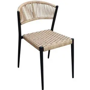 House Of Sander - Spisebordsstol i flet, sort (Model: Astrid)